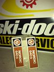 SKI DOO NORDIC  DECALS 640E ROTAX 572-1705 SNOWMOBILE VINTAGE SKIDOO NORDIC 640E DECALS BOMBARDIER ENGINE SLED TNT