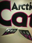 VINTAGE ARCTIC CAT VINTAGE SLED DECALS SNOWMOBILE VINTAGE PARTS