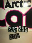 VINTAGE ARCTIC CAT VINTAGE SLED DECALS SNOWMOBILE VINTAGE PARTS