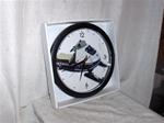 SNOWMOBILE VINTAGE JOHNSON MARINE EVINRUDE BOBCAT SNOWMOBILE CLOCK