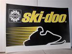 SKI DOO DEALER RV POSTER SIGN SNOWMOBILE VINTAGE SKI DOO RV DEALER POSTER SIGN