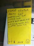COMET TORQUE CONVERTERS COMET CLUTCH PARTS LOT