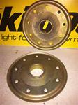 BOMBARDIER SKI DOO SUSP WHEEL PLATE SNOWMOBILE VINTAGE SLED NORDIC TNT ELAN ALPINE OLYMPIC