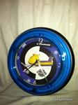 1963 SKI DOO CLOCK NEON BLUE ROTAX SKIDOO BOMBARDIER SNOWMOBILE VINTAGE SLEDS PARTS
