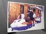 snowmobile vintage polaris sleds winter pic poster