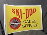 1965 SKI DOO dealer poster sign rotax VINTAGE