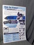 snowmobile vintage arctic cat rodco panther sled poster