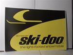 1968 ski doo  dealer rotax poster 1968 sign vintage