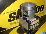 snowmobile vintage ski doo sled rotax piston 402-1057 75.90 mm red dot