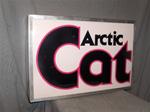 arctic cat lighted sign pink cat logo