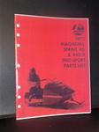 1970 rupp sno sport mag parts book snowmobile vintage