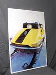 snowmobile vintage starcraft sled poster