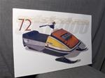 1972 1/2 ski doo blizzard  GR sled poster