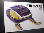 snowmobile vintage ski doo 72 blizzard sled front poster