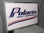polaris quality snowmobiles lighted sign