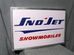 sno jet dealer logo lighted sign sst thunder jet vintage