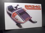 snowmobile vintage moto-ski sr 340 sno pro sled poster rotax