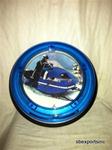 sno-jet sst sled clock blue neon snowmobile vintage sled