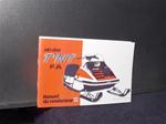 1974 ski doo  tnt owners book vintage sled skidoo 74 snowmobile vintage