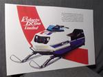 snowmobile vintage polaris tx 500 sled poster