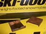 bombardier ski wear plate 505-0033-00 ski doo vintage