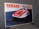 1978 yamaha ssr sled poster snowmobile vintage