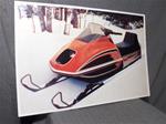 snowmobile vintage scorpion range whip cuyuna sled poster