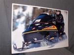 snowmobile vintage ski doo mach z 800 trail sled poster
