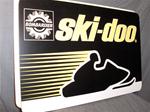 VINTAGE SKI DOO RV DEALER METAL SIGN VINTAGE SNOWMOBILE SKI DOO DEALER RV METAL SIGN