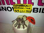 ARCTIC CAT PANTHER SLED KEY 109-356 VINTAGE SNOWMOBILE PUMA KEYS 109-356