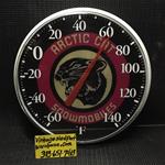 VINTAGE ARCTIC CAT PANTHER LOGO THERMOMETER HIRTH ENGINE VINTAGE ARCTIC CAT SLED THERMOMETER KAWASAKI ENGINE SNOWMOBILE