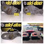 VINTAGE SKI DOO ROTAX SNOPRO MAGNESIUM CHAIN CASE BLIZZARD MOTO-SKI SNOPRO SLED MAGNESIUM CHAIN CASE BOMBARDIER RACE SNOWMOBILE