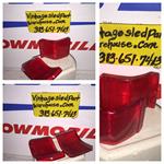 VINTAGE SNO-JET TAIL LIGHT LEN 040157 SACHS ENGINE SLED SNO-JET SST TAILLIGHT LENS 040157