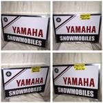 VINTAGE  YAMAHA  LIGHTED DEALER SIGN SR  SSR SRX GPX GP GS NITRO ENTICER EXCEL SRV V-MAX PHAZER EXCITER VENTURE OVATION VIPER VARIABLE EXHAUST ET-300 ET-250 SXR 700