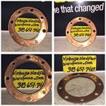 VINTAGE SKI DOO BLIZZARD TNT HEAD GASKET 76 MM VINTAGE BOMBARDIER ROTAX ENGINE COPPER HEAD GASKET 76 MM