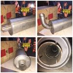 VINTAGE SKI WHIZ SNOWMOBILE MUFFLER 522084M1 JLO ROCKWELL MASSEY FERGUSON 350SS SST500 69MARKLLL 400WT 300S JLO 440LR/2