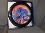 snowmobile vintage winter sled ice clock