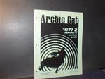 snowmobile arctic cat 1977 z parts book
