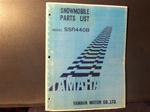 snowmobile vintage yamaha ssr sled parts manual