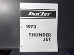 1973 thunder jet part manual yamaha engine snowmobile vintage