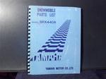 snowmobile vintage yamaha sled 1977 srx 440A parts book