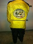 blizzard sled racing suit with nordic racing blizzard patch