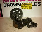 ARCTIC CAT JAG 340 GEARS CHAIN  VINTAGE SNOWMOBILE ARCTIC CAT JAG CHAIN GEARS