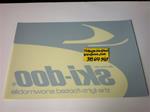 VINTAGE SKI DOO DEALER SIGN FLUORESCENT LENS 24X36
