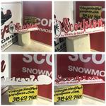 VINTAGE SCORPION TRAIL A SLED EMBLEM SACHS ENGINE MARK 1 WHIP BULL WHIP WANGE WHIP 793 HIRTH SUPER STINGER SLED SNOWMOBILE