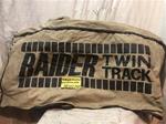 VINTAGE RAIDER SNOWMOBILE COVER  ROAMERS BANDITS 650 HIRTH CCW ENGINE DOUBLE EAGLE RAIDER 334TT RAIDER 44TT TWIN EAGLE KOHLER ENGINE LEISURE VEHICLES BOB BRACEY MANTA TRAIL ROAMER