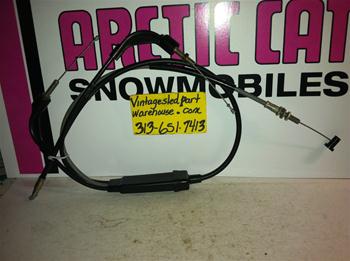 ARCTIC CAT THROTTLE CABLE SNOWMOBILE VINTAGE ARCTIC CAT WILDCAT THROTTLE CABLE KAWASAKI SUZUKI ENGINE SLED