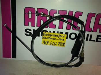 ARCTIC CAT THROTTLE CABLE 0687-100 SNOWMOBILE VINTAGE ARCTIC CAT THROTTLE CABLE ZL ZR SLEDS KAWASAKI SUZUKI ENGINE SLED