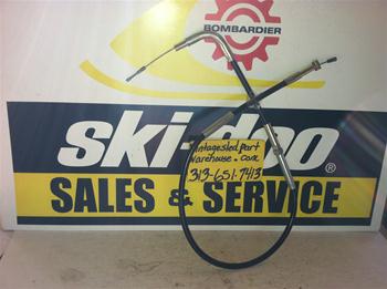 SKI DOO THROTTLE CABLE 414-3197 SNOWMOBILE VINTAGE SKI DOO TILLOTSON THROTTLE CABLE ROTAX ENGINE LLP BOMBARDIER SLED SKIDOO