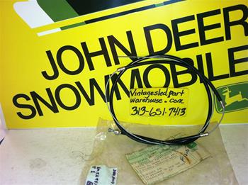 JOHN DEERE THROTTLE CABLE AM52851 SNOWMOBILE VINTAGE JOHN DEERE THROTTLE KOHLER ENGINE CCW SLED